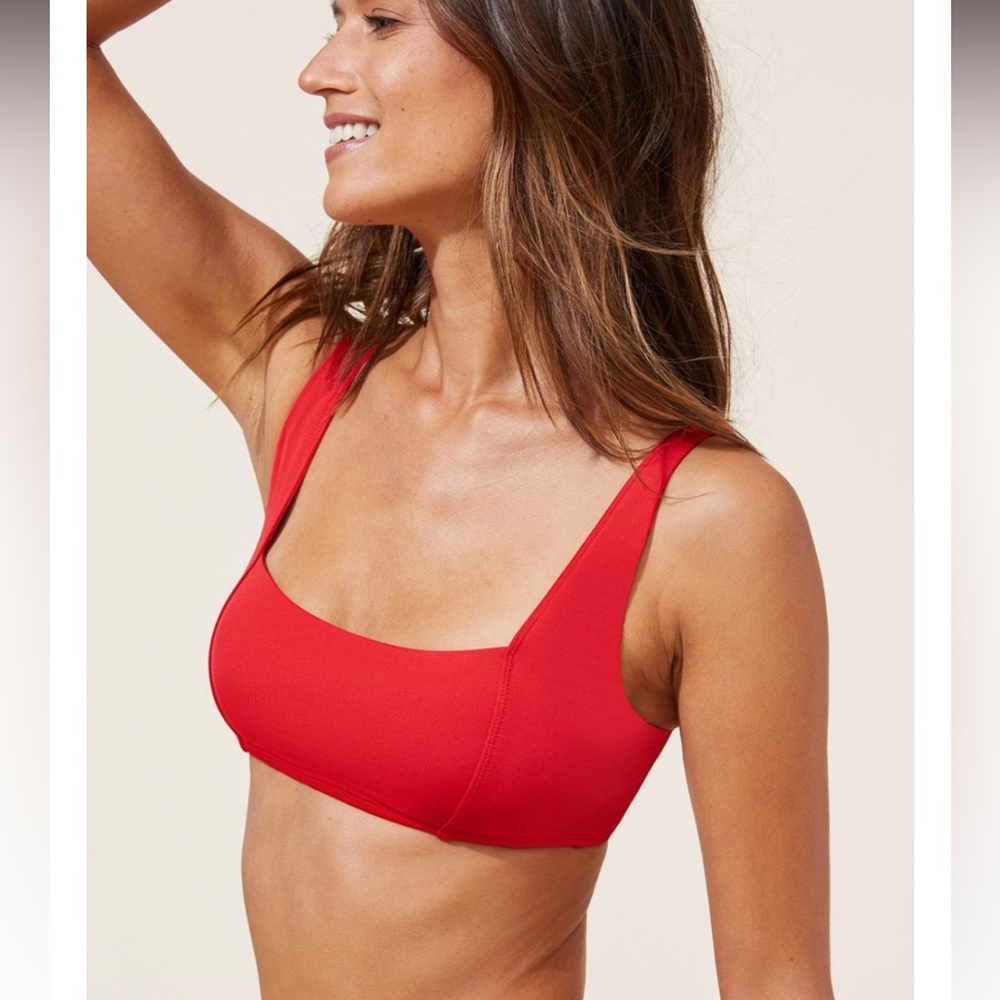 ANDIE THE HAVANA BIKINI TOP CHERRY RED XXL